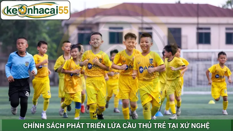 Chính sách phát triển lứa cầu thủ trẻ tại xứ Nghệ