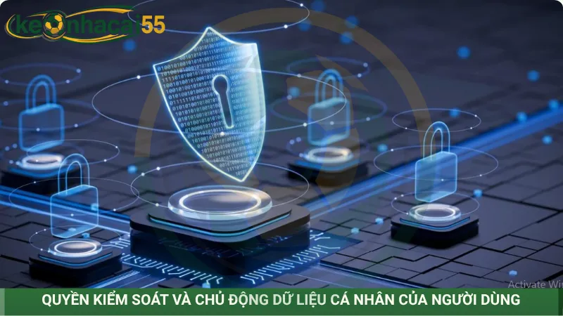 Quyền kiểm soát và chủ động dữ liệu cá nhân của người dùng